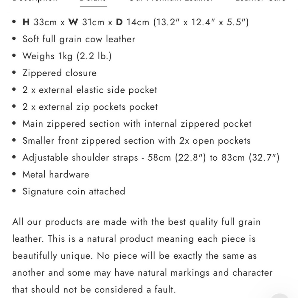 Wanderers Travel Co- The Noosa Backpack - Picture 6 of 6